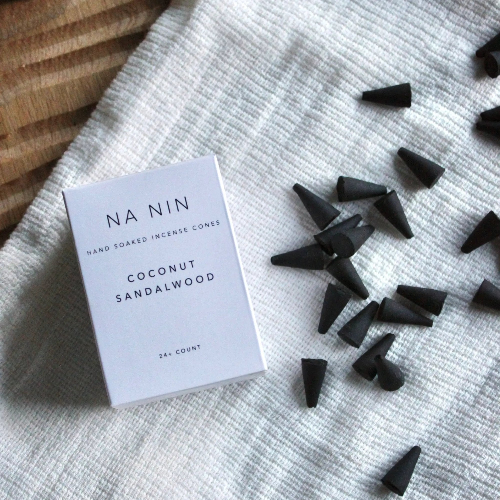 Coconut & Sandalwood Incense Cones by Na Nin