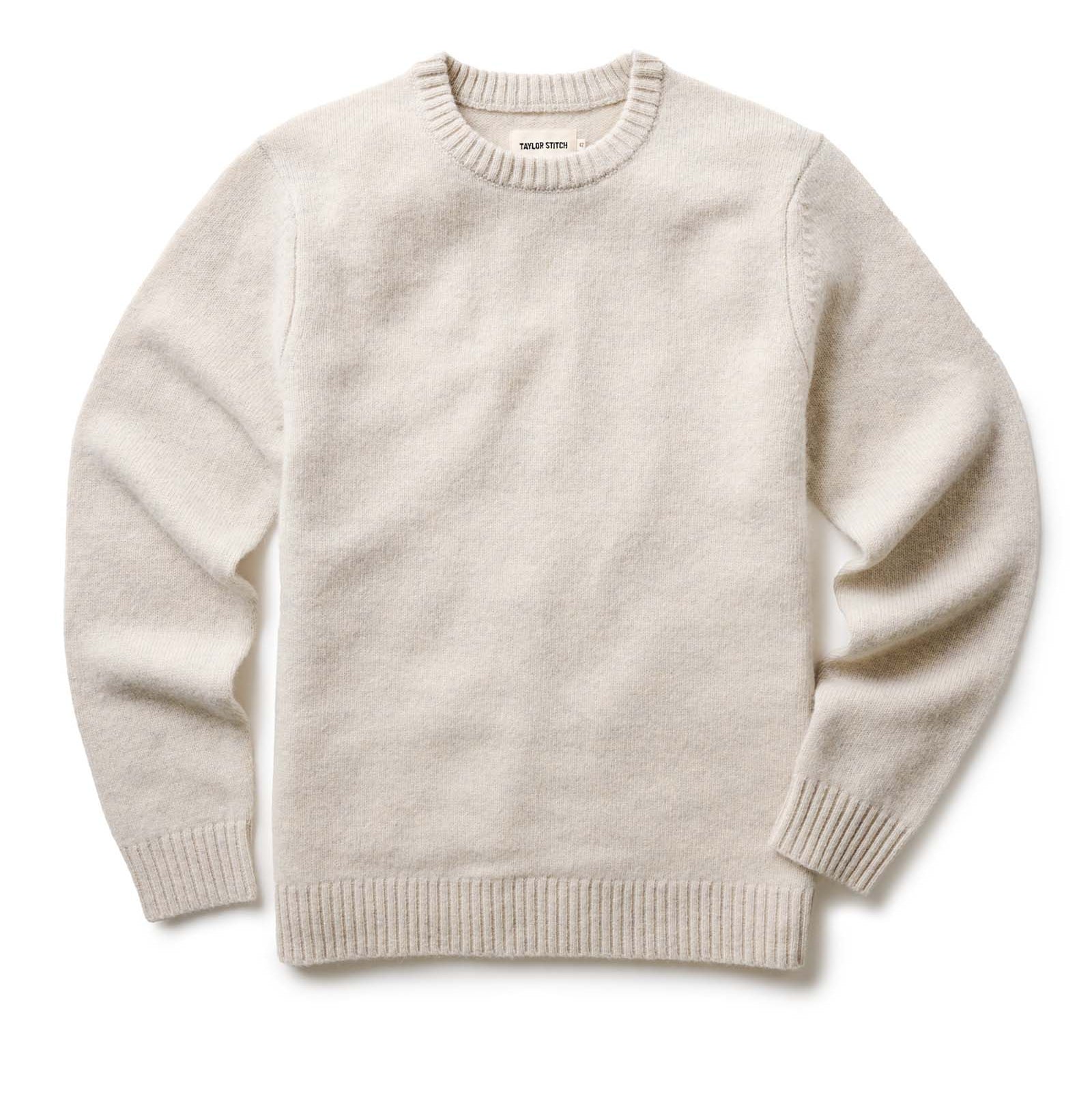 Taylor Stitch - Eastmoor Sweater in Heather Ivory Wool