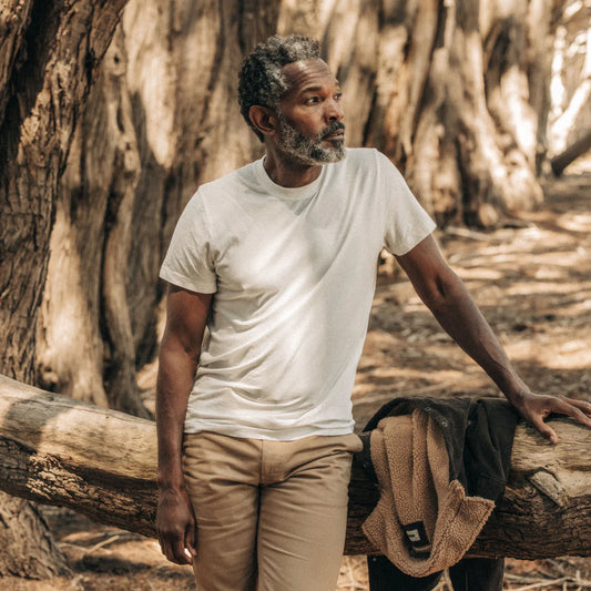 Taylor Stitch - The Cotton Hemp Tee in Heathered Oat