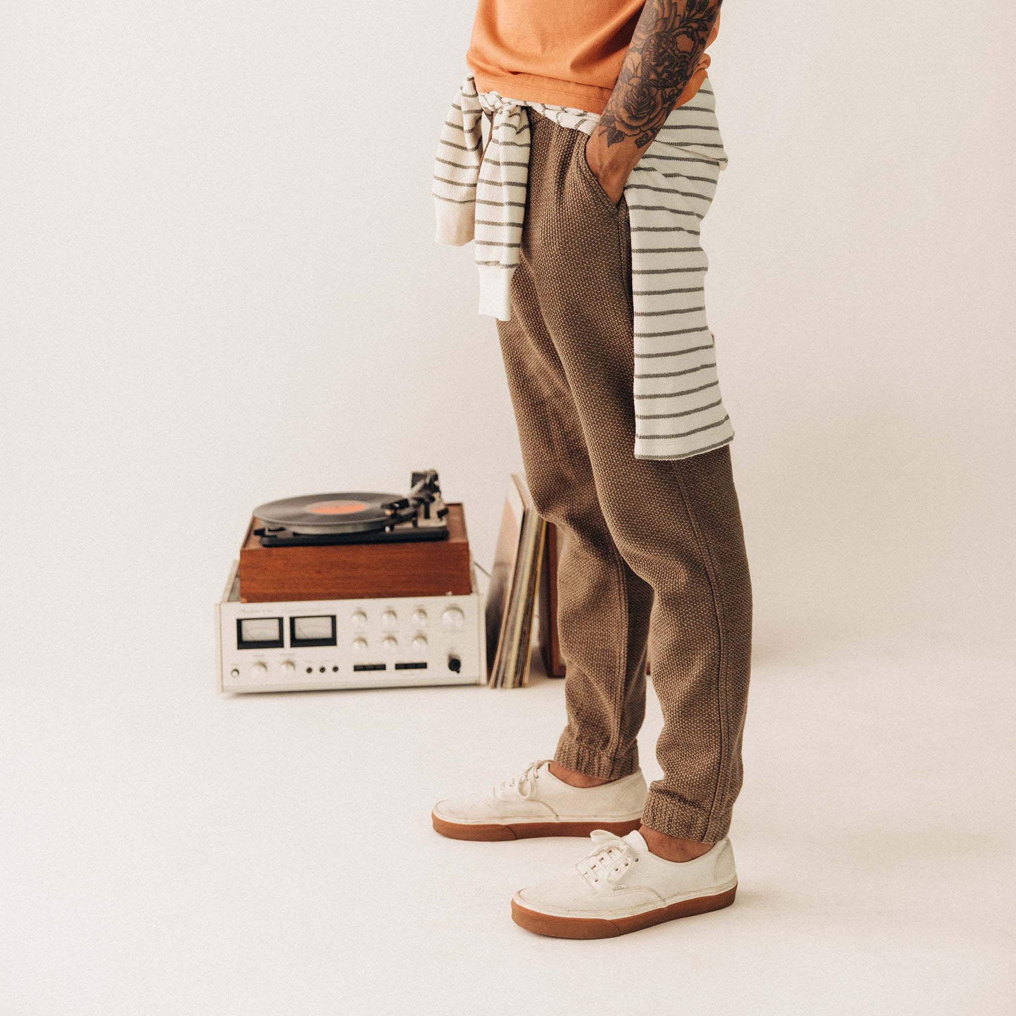 Taylor Stitch - The Apres Pant in Cypress Shashiko