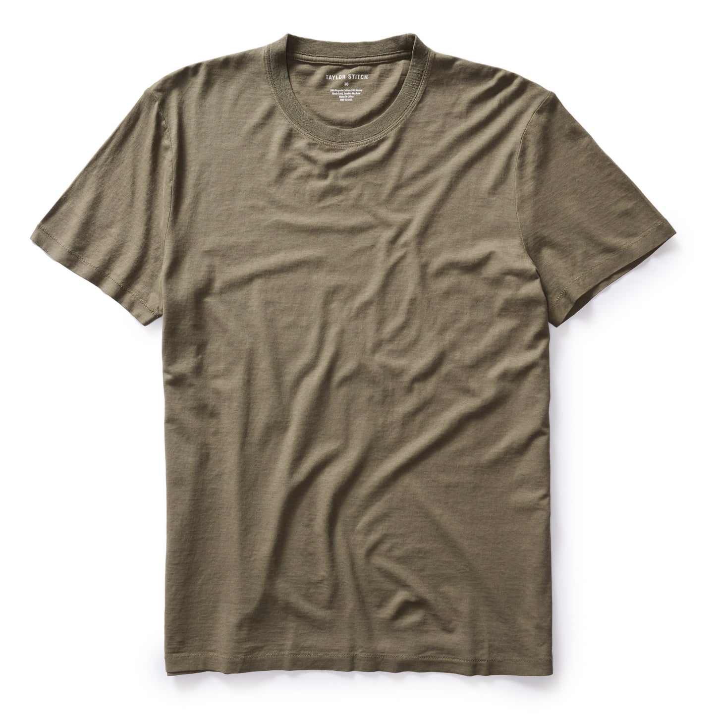 Taylor Stitch - The Cotton Hemp Tee in Olive