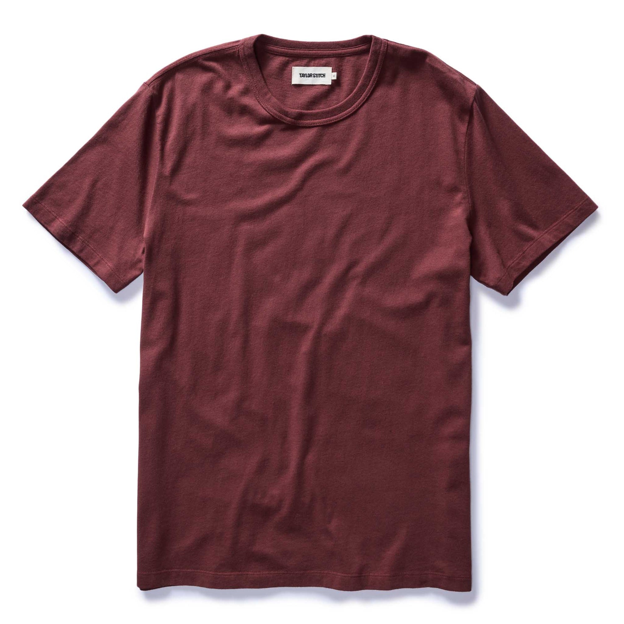 Taylor Stitch - The Organic Cotton Tee in Dried Cherry