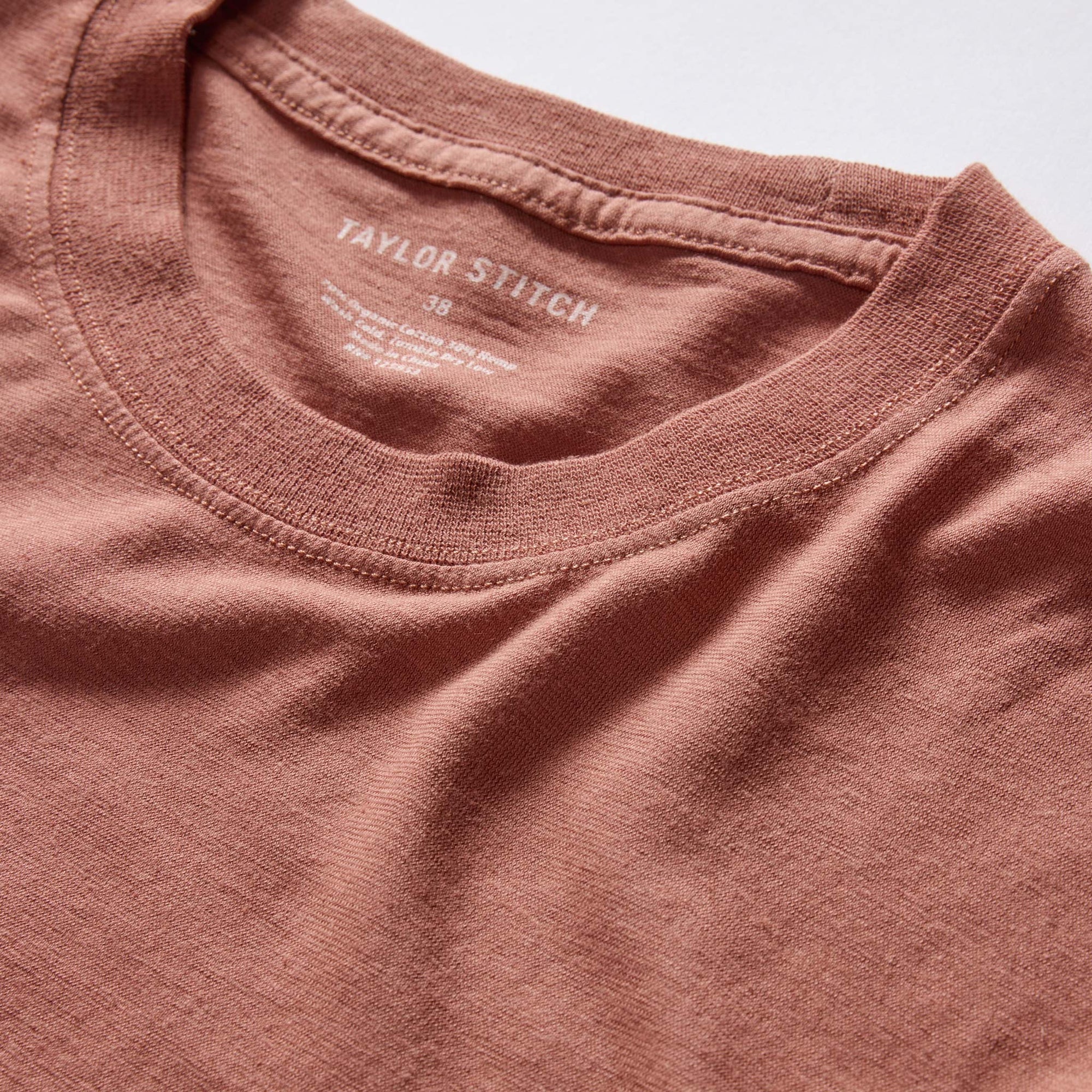 Taylor Stitch - Cotton Hemp Tee in Fired Clay