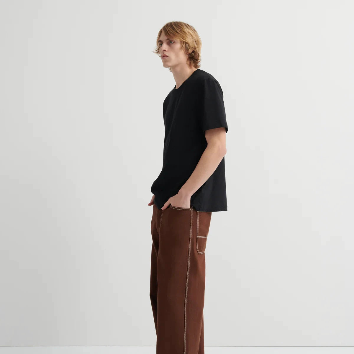 Kowtow - Box Tee in Black by Taylor Stitch