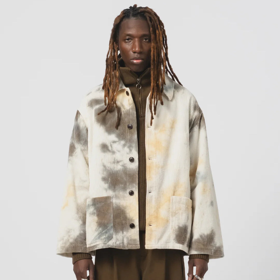 Eat Dust - Coach Jacket in Marsian Cord Aluminium