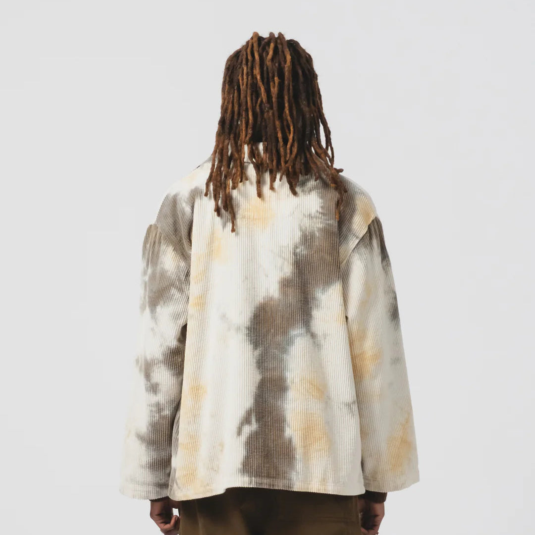Eat Dust - Coach Jacket in Marsian Cord Aluminium