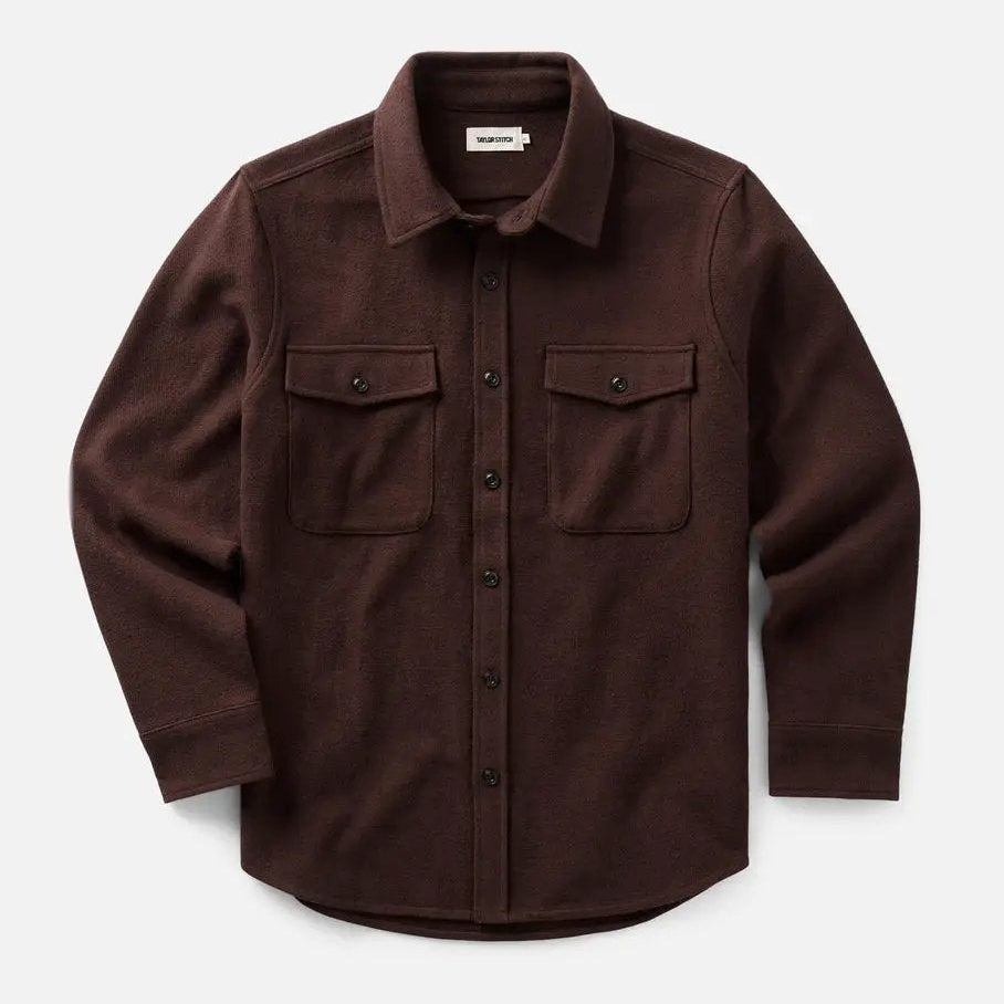 Taylor Stitch - Maritime Shirt Jacket in Burgundy by Above Snakes