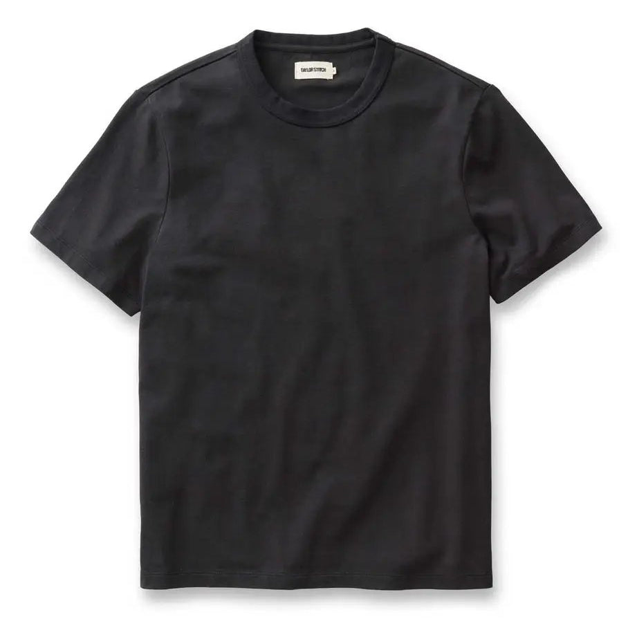 Taylor Stitch - Organic Cotton Shop Tee in Black by Taylor Stitch