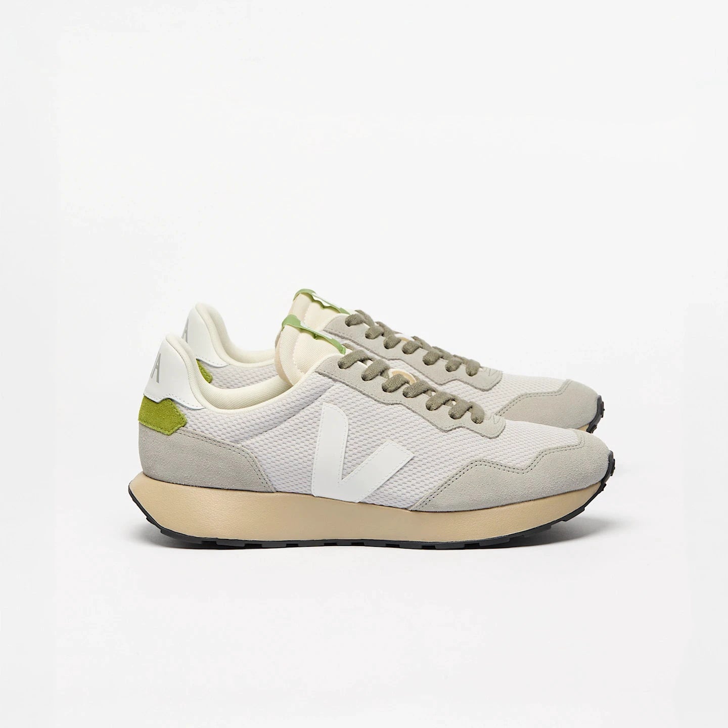 Veja - Paulistina in Light Grey + Green by Above Snakes