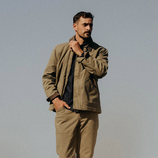 Taylor Stitch - The Workhorse Jacket in Stone Boss Duck
