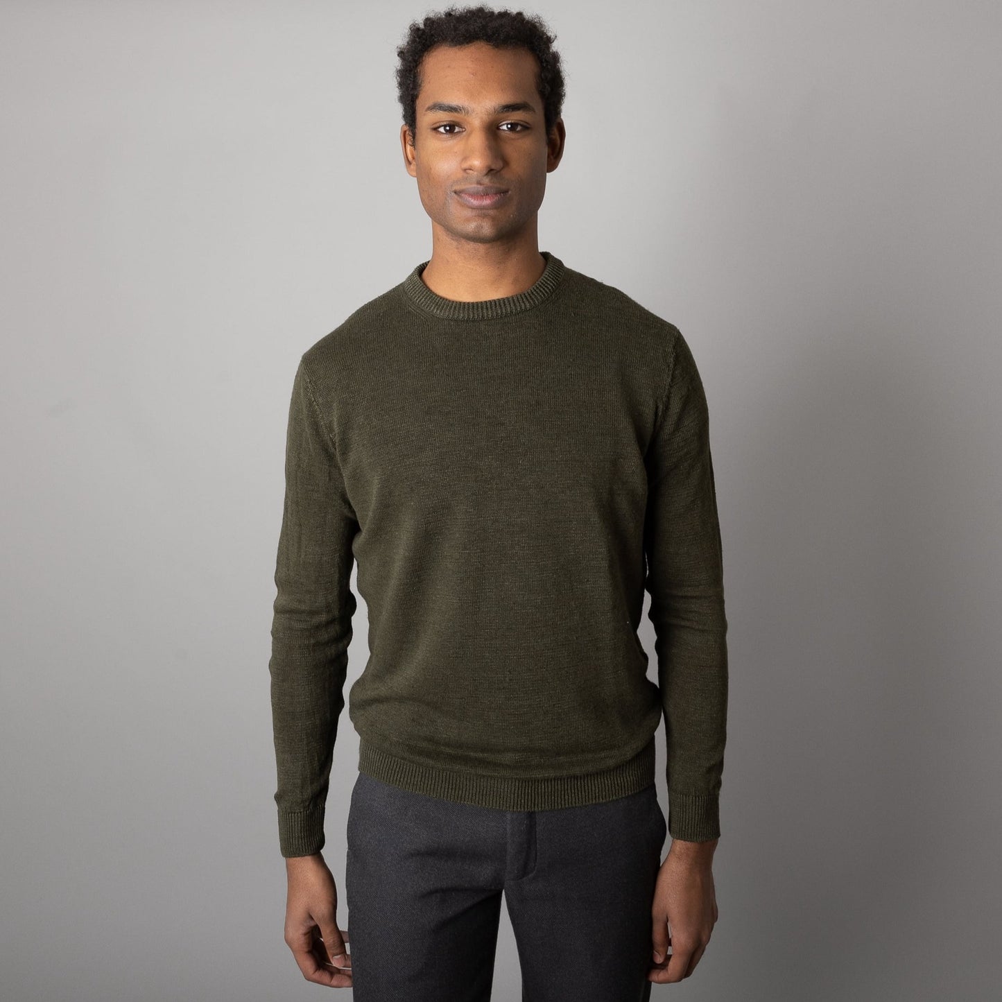 Opera Campi Magliocino Sweater in Verde Autunno